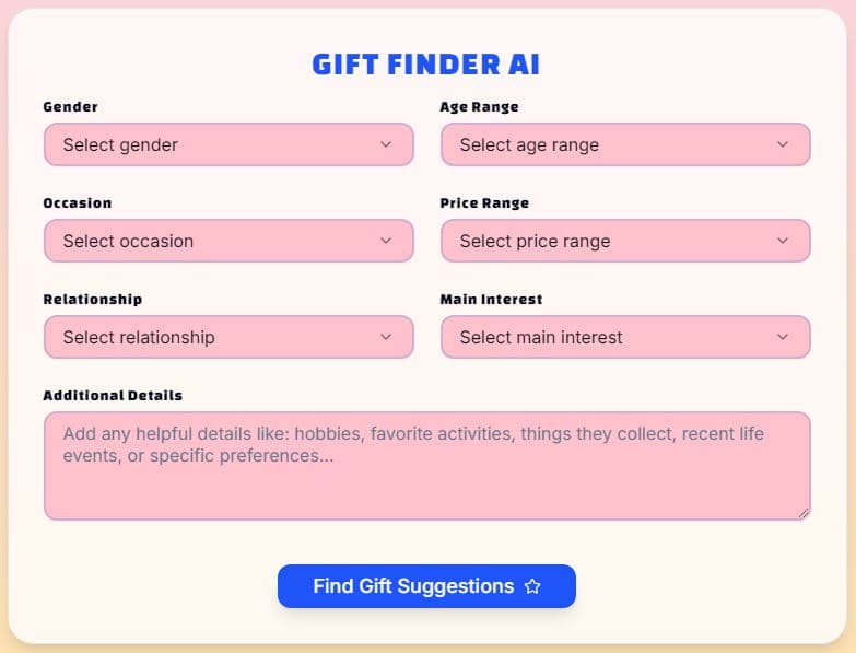 How to Use AI Gift Finder